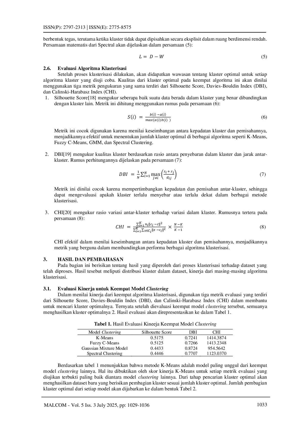 JURIS Analisis Hubungan Antara Jumlah Bus dan Jumlah Penumpang Menggunakan Unsupervised Learning