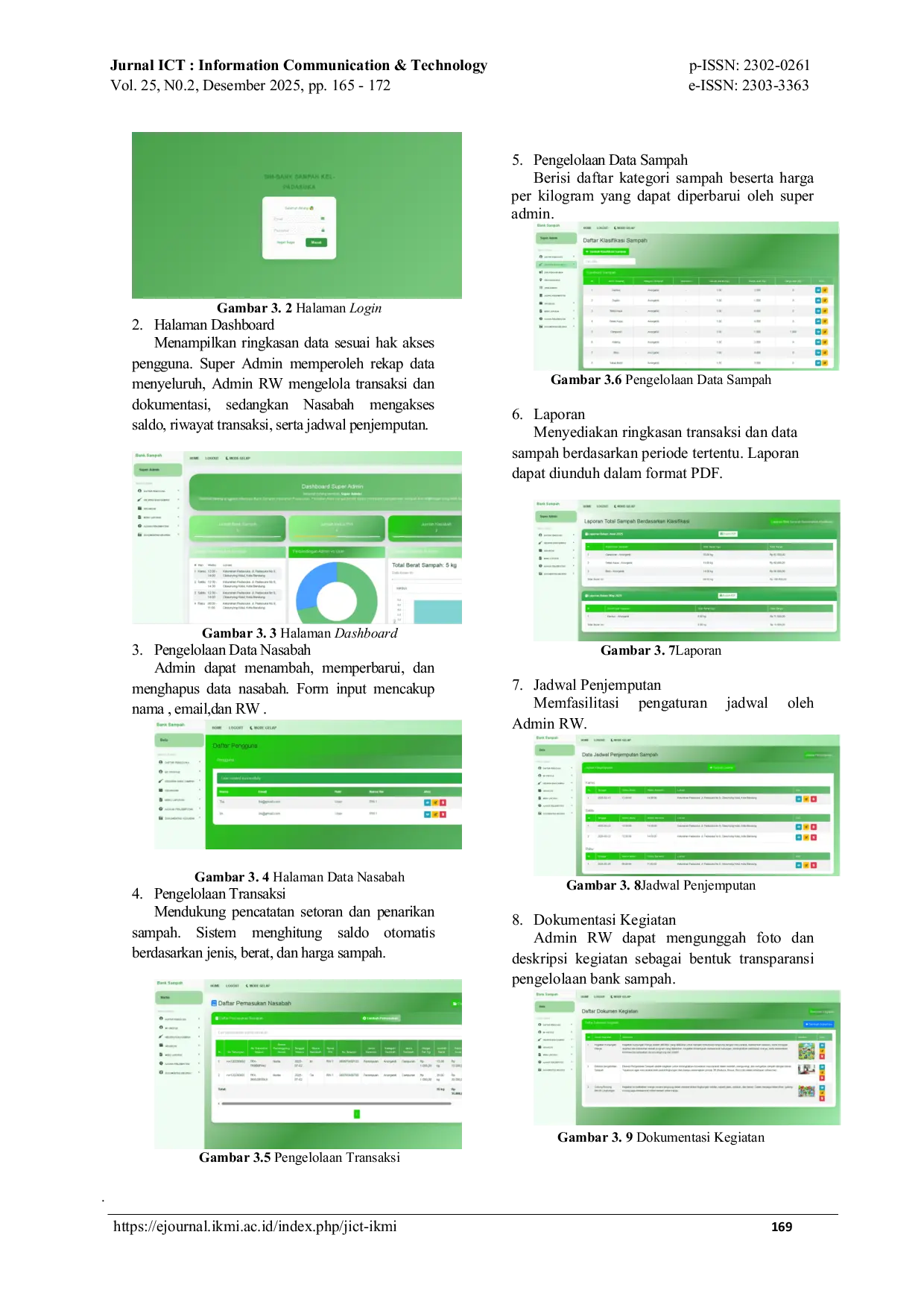 JURIS Sistem Informasi Bank Sampah Berbasis Web Untuk Meningkatkan Pengelolaan Sampah di Kelurahan Padasuka