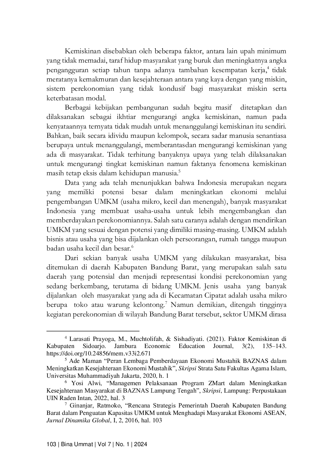 JURIS Pengelolaan Zakat Produktif Baznas Kabupaten Bandung Barat Melalui Program Zmart Dalam Meningkatkan Kesejahteraan Ekonomi Masyarakat Di Kecamatan Cipatat