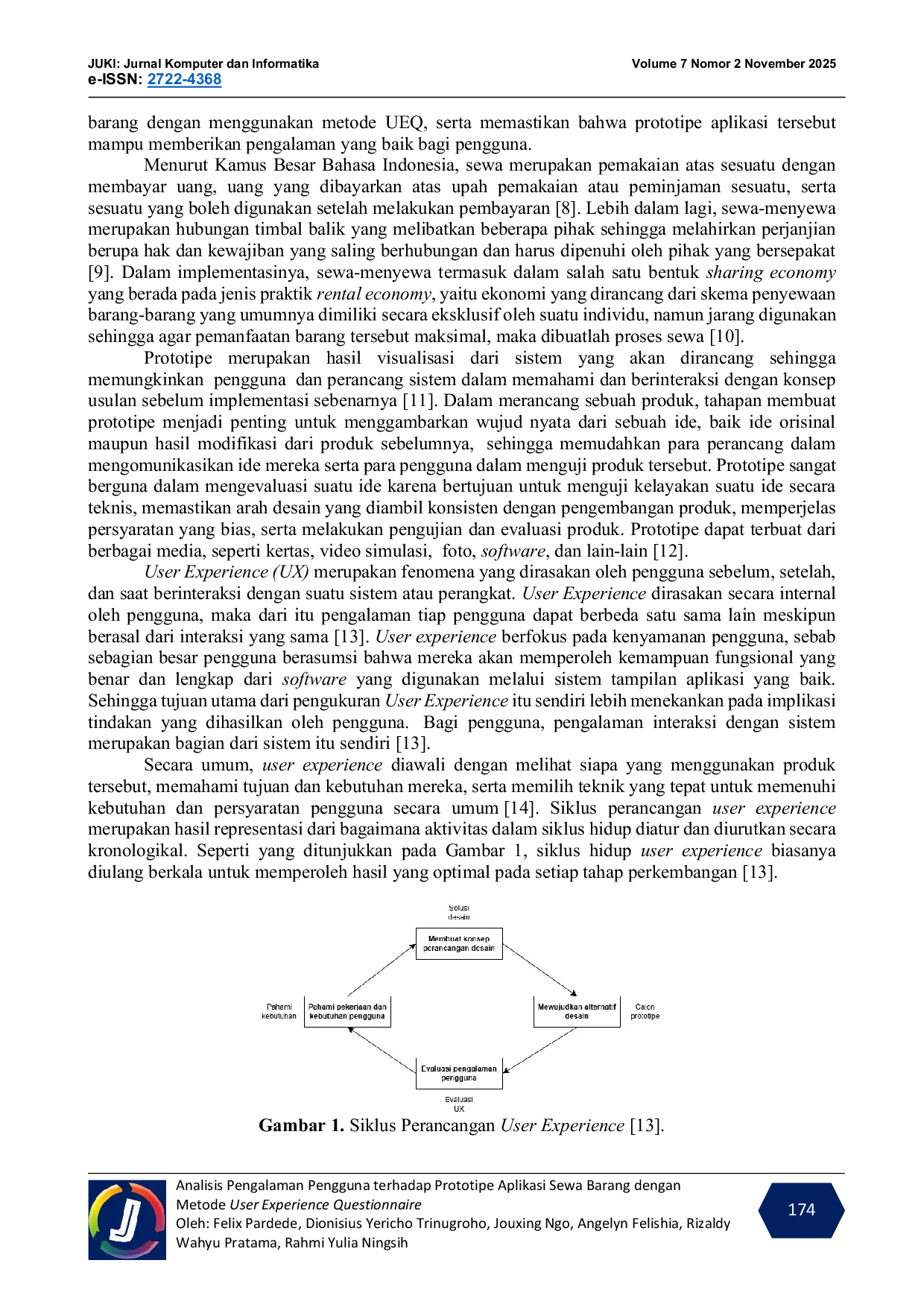 JURIS Analisis Pengalaman Pengguna terhadap Prototipe Aplikasi Sewa Barang dengan Metode User Experience Questionnaire