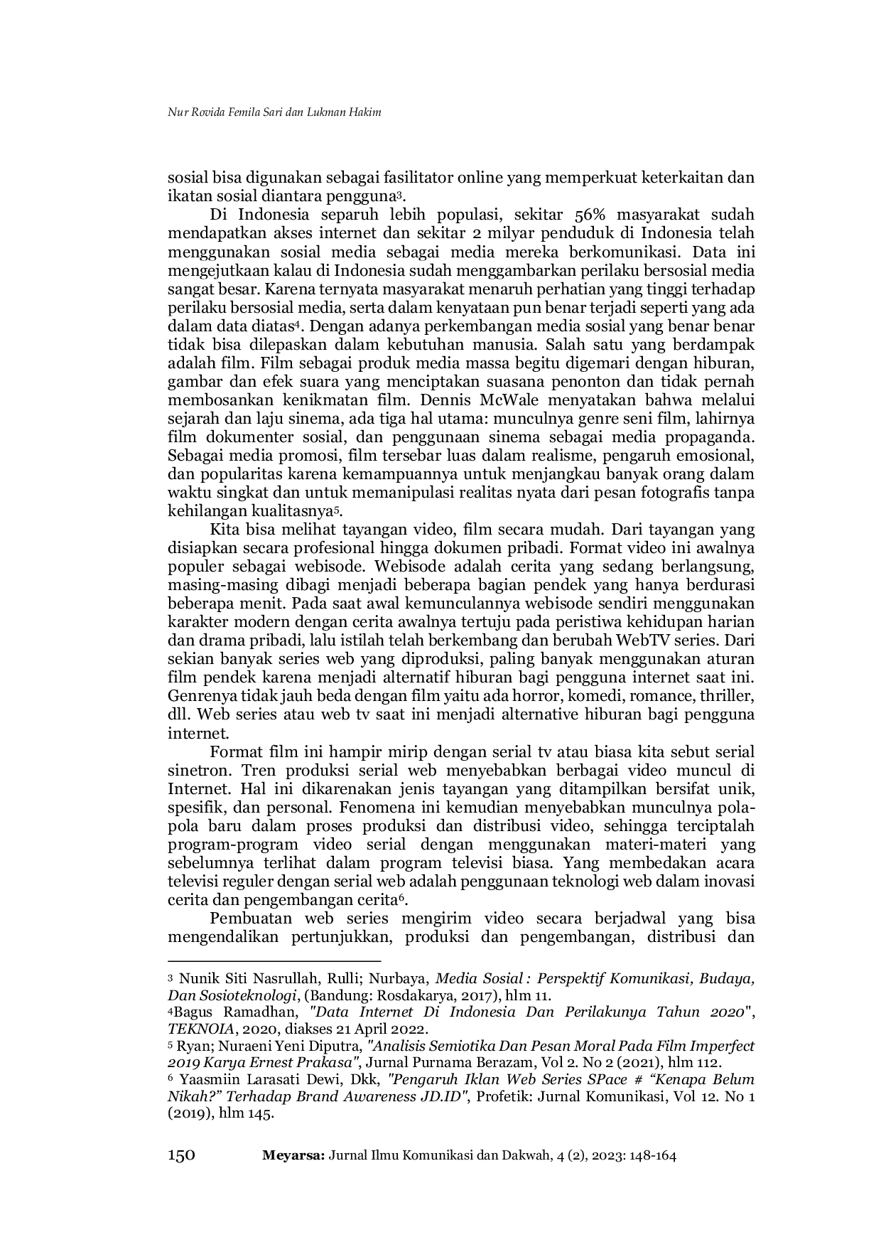 JURIS Representasi Pesan Moral Dalam Film Imperfect The Series