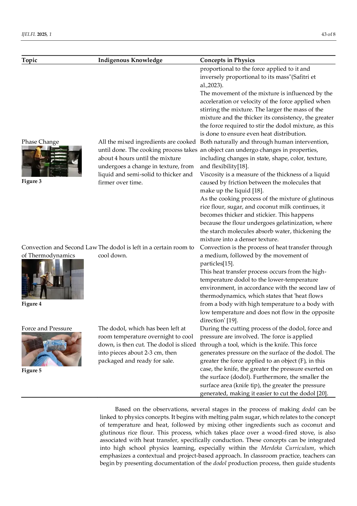 JURIS Integrating Physics Concepts through Ethnoscience The Case of Dodol Garut Production