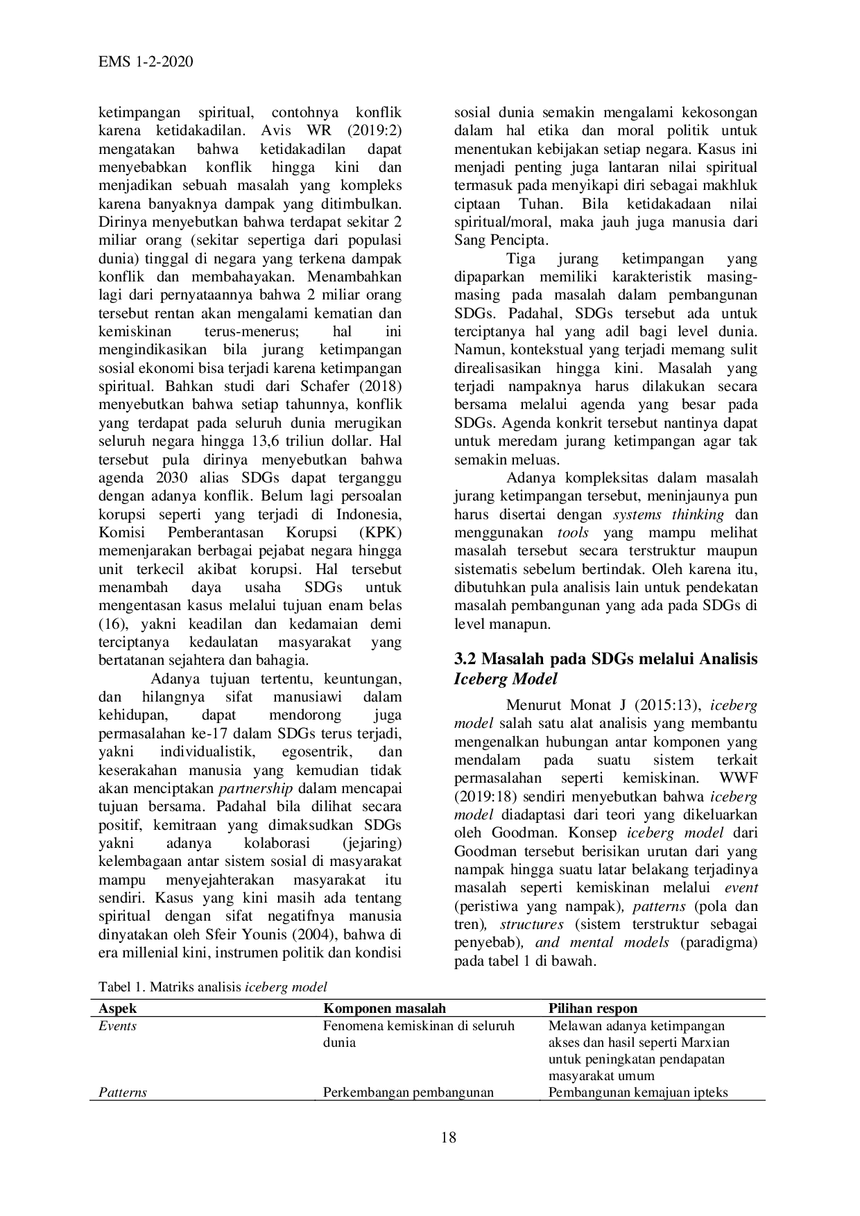 JURIS Sisi Masalah Kemiskinan dari Sustainable Development Goals Melalui Perspektif Ekologi Manusia