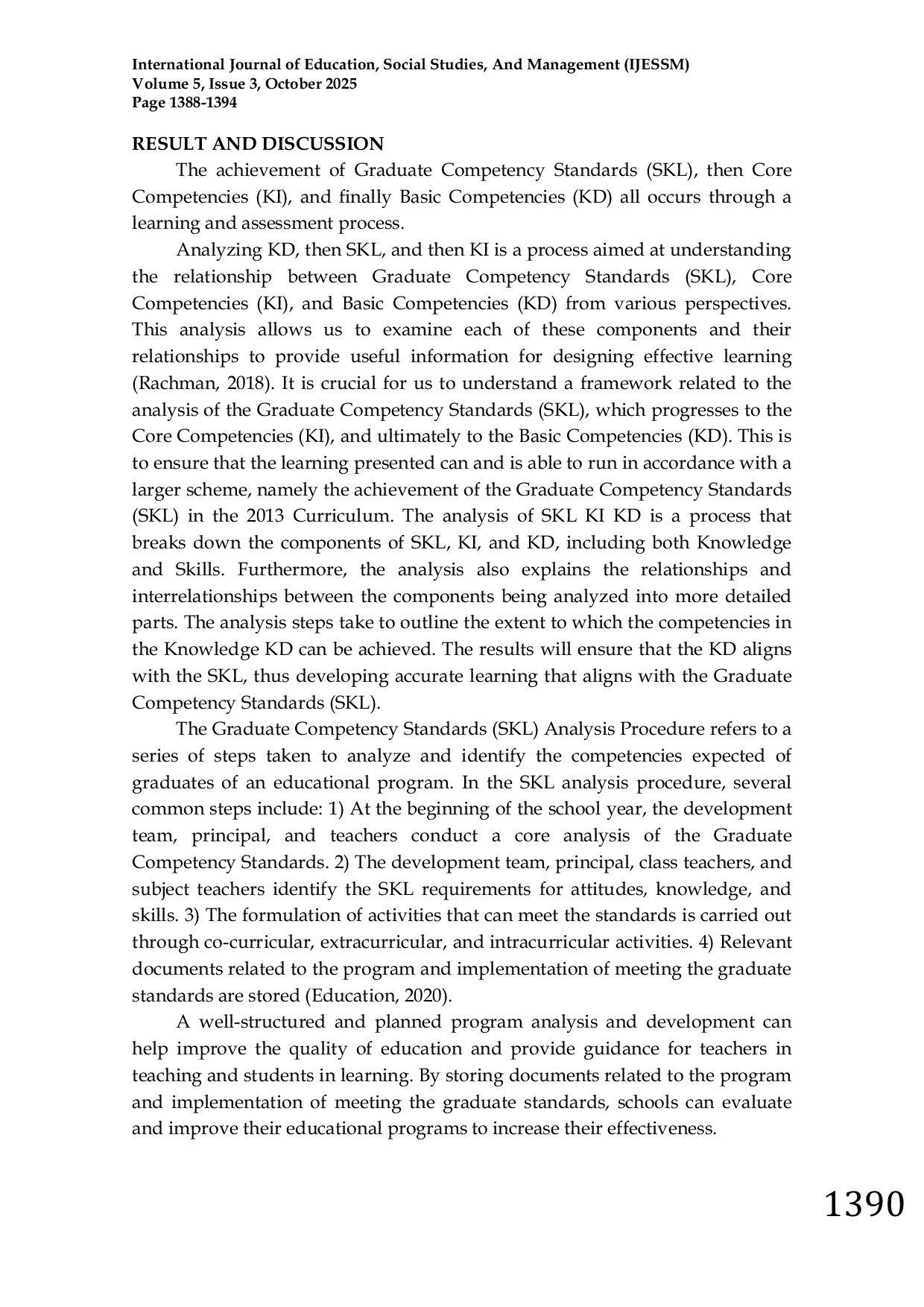 JURIS Analysis the Conformity of Graduate Competency Standards SKL Core Competencies KI Basic Competencies KD AND Indicators of Islamic Education Curriculum at SD Muhammadiyah 02 Medan