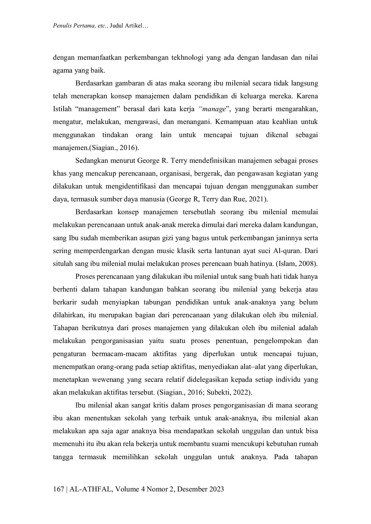 JURIS Konsep Manajemen Pendidikan Bagi Ibu Milenial Dalam Mendidik Anak Di Era Digital