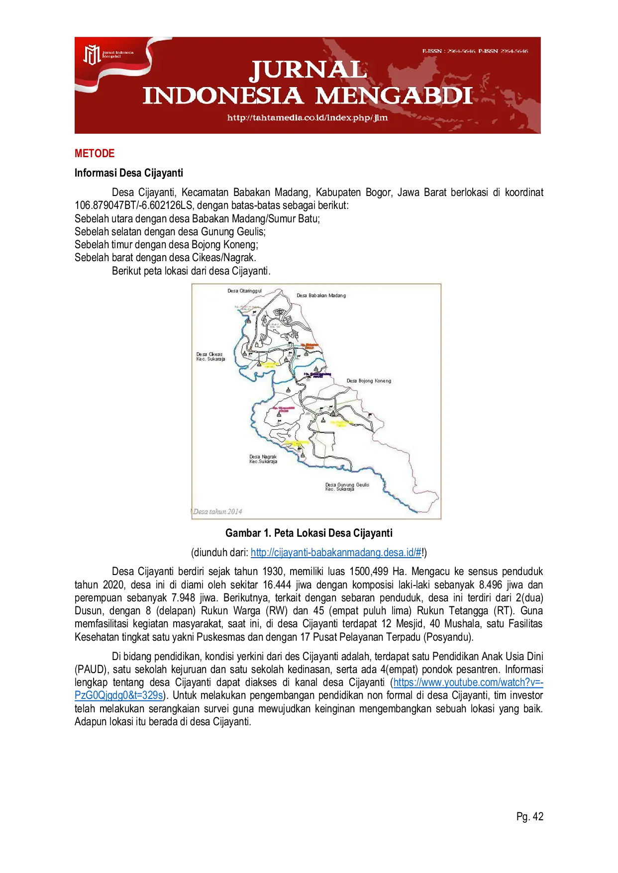 JURIS Membangun Usaha Sosial Di Desa Cijayanti Babakan Madang Kabupaten Bogor