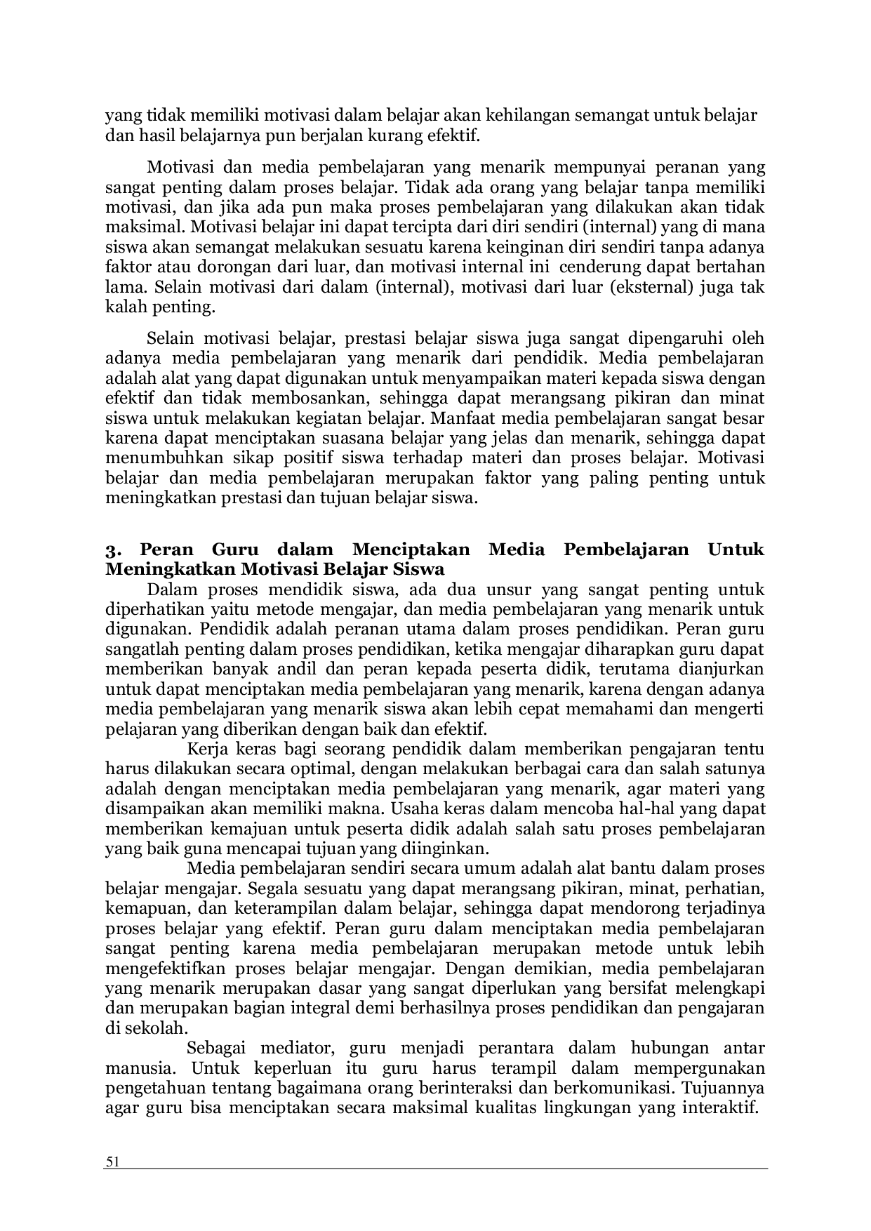 JURIS Peran Guru Dalam Menciptakan Media Pembelajaran Guna Meningkatkan Motivasi Belajar Siswa Sma Negeri Kota Jambi