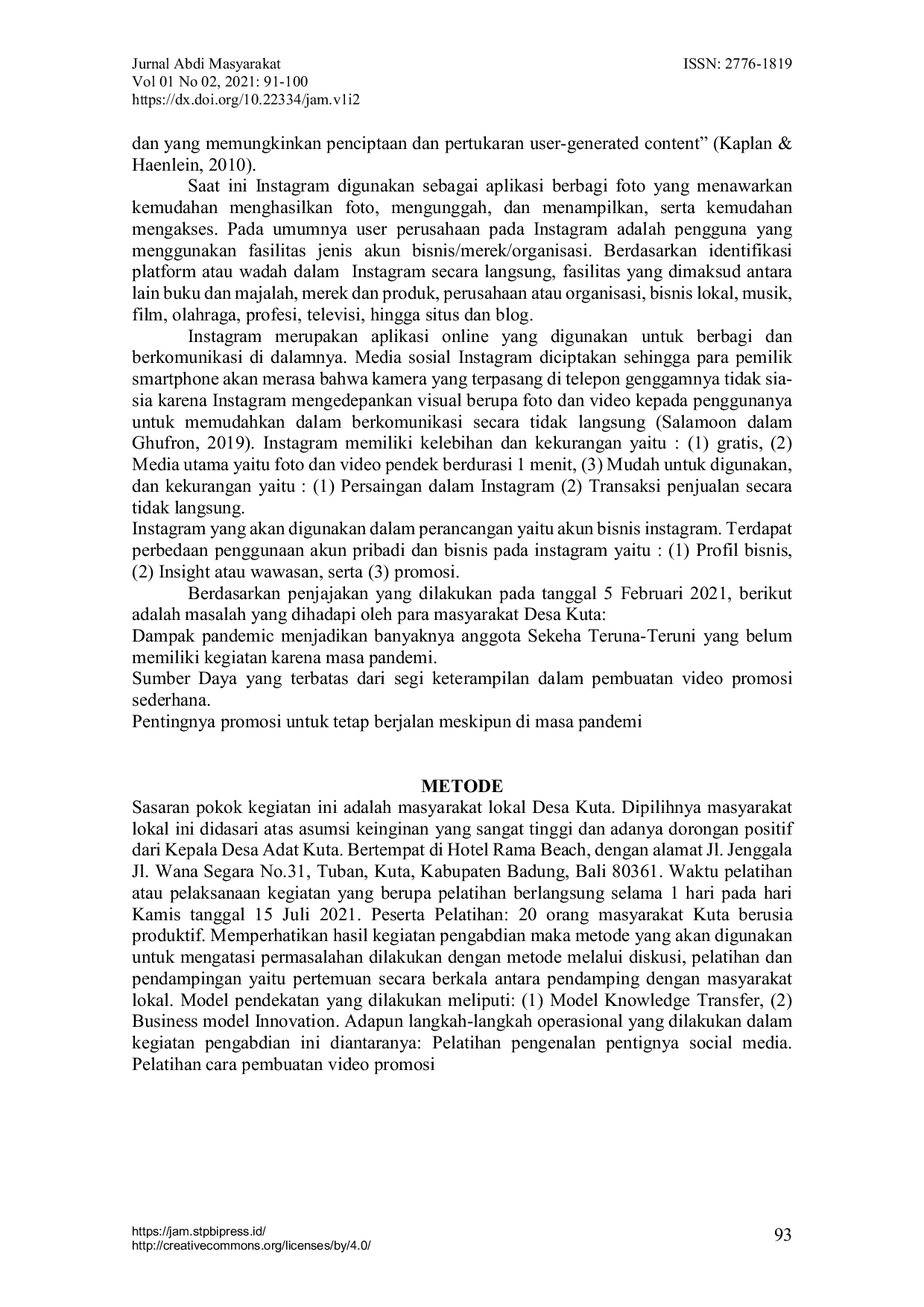 JURIS Pelatihan videografi promosi sederhana untuk pemula