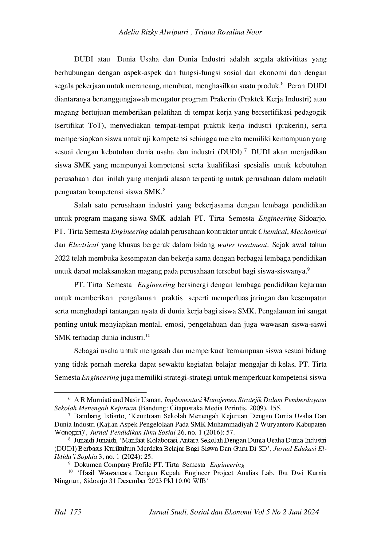 juris Penguatan Kompetensi Siswa Melalui Program Magang Pada Dunia Usaha Dan Dunia Industri