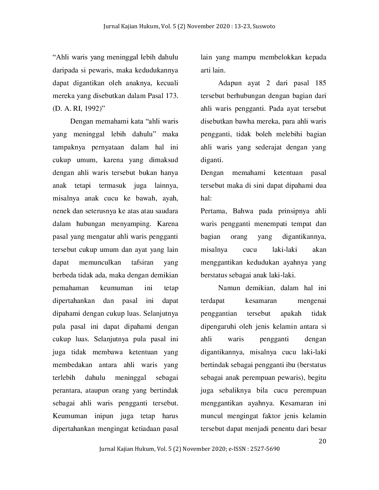 JURIS PEMANFAATAN PERBANDINGAN HUKUM DALAM PEMBANGUNAN SISTEM HUKUM NASIONAL Suatu Kajian Terhadap Sistem Hukum Waris Indonesia