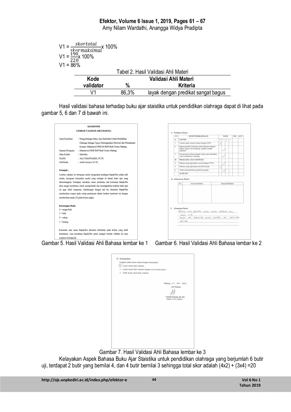JURIS Feasibility of Material Language and Media Aspects in the Development of Statistics Textbooks for Physical Education at IKIP Budi Utomo Malang