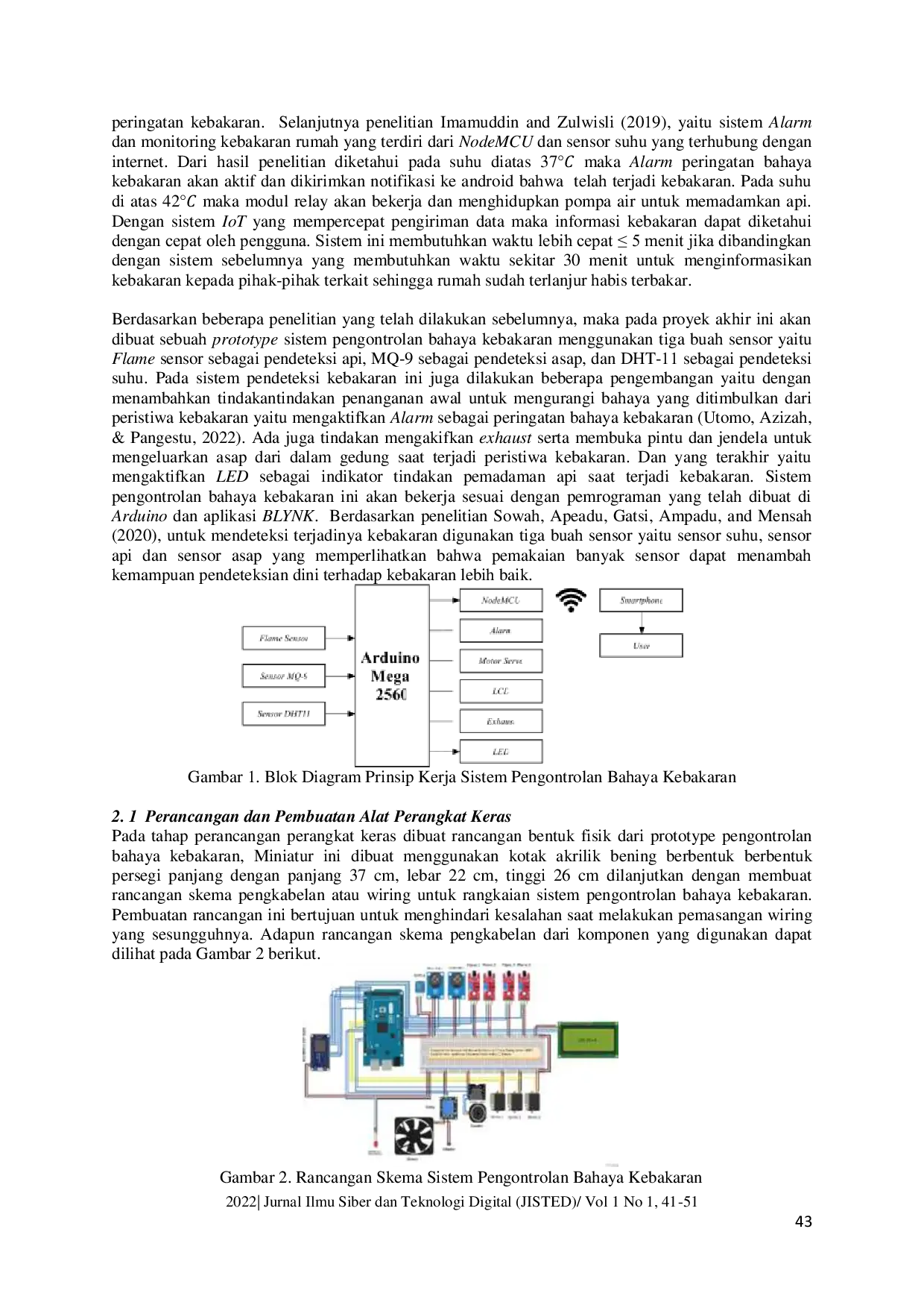 JURIS Pengontrolan Bahaya Kebakaran Berbasis IOT pada Ruang Server SMFR Balai Monitor Spektrum Frekuensi Radio Kelas II Batam