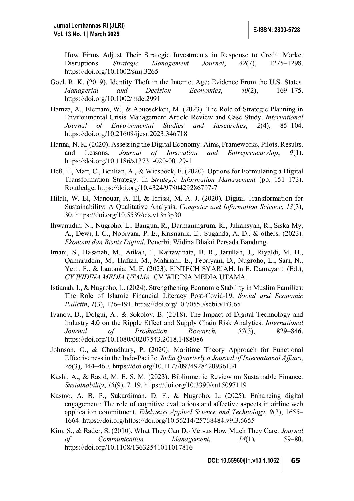 JURIS Integrating Corporate Strategy with Digital Transformation Cybersecurity and Sustainability