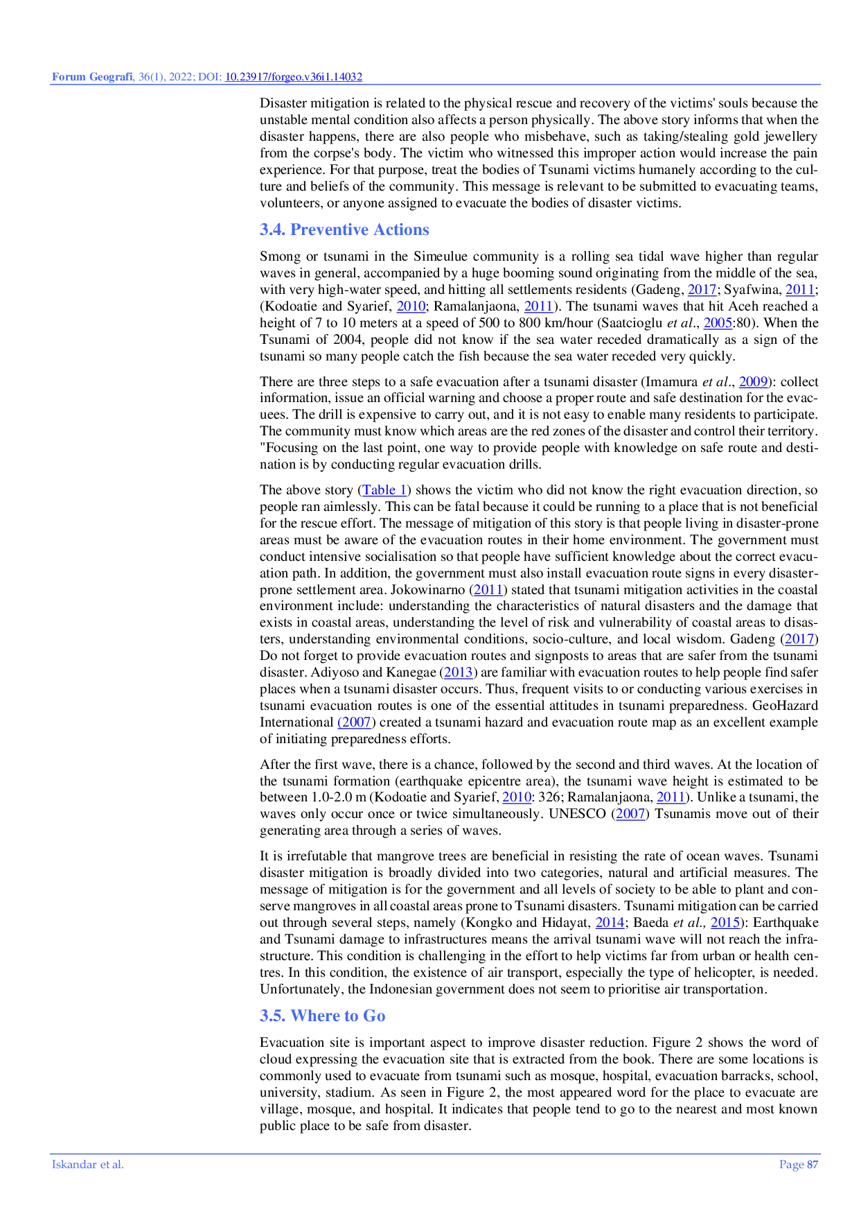 JURIS The Values of Natural Disaster Mitigation in Discourse The True Story of the Acehnese Tsunami Victims