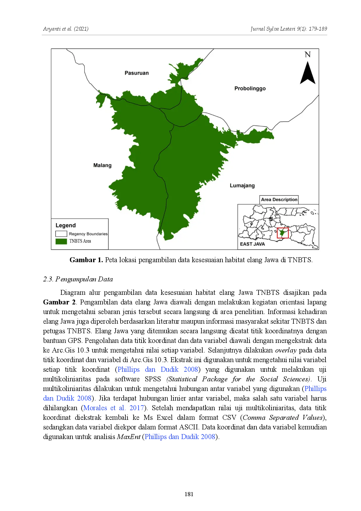juris Pemodelan Spasial Kesesuaian Habitat Elang Jawa Nisaetus bartelsi di Taman Nasional Bromo Tengger Semeru Spatial Modeling of Javan Hawk Eagle Nisaetus bartelsi Habitat Suitability in Bromo Tengge
