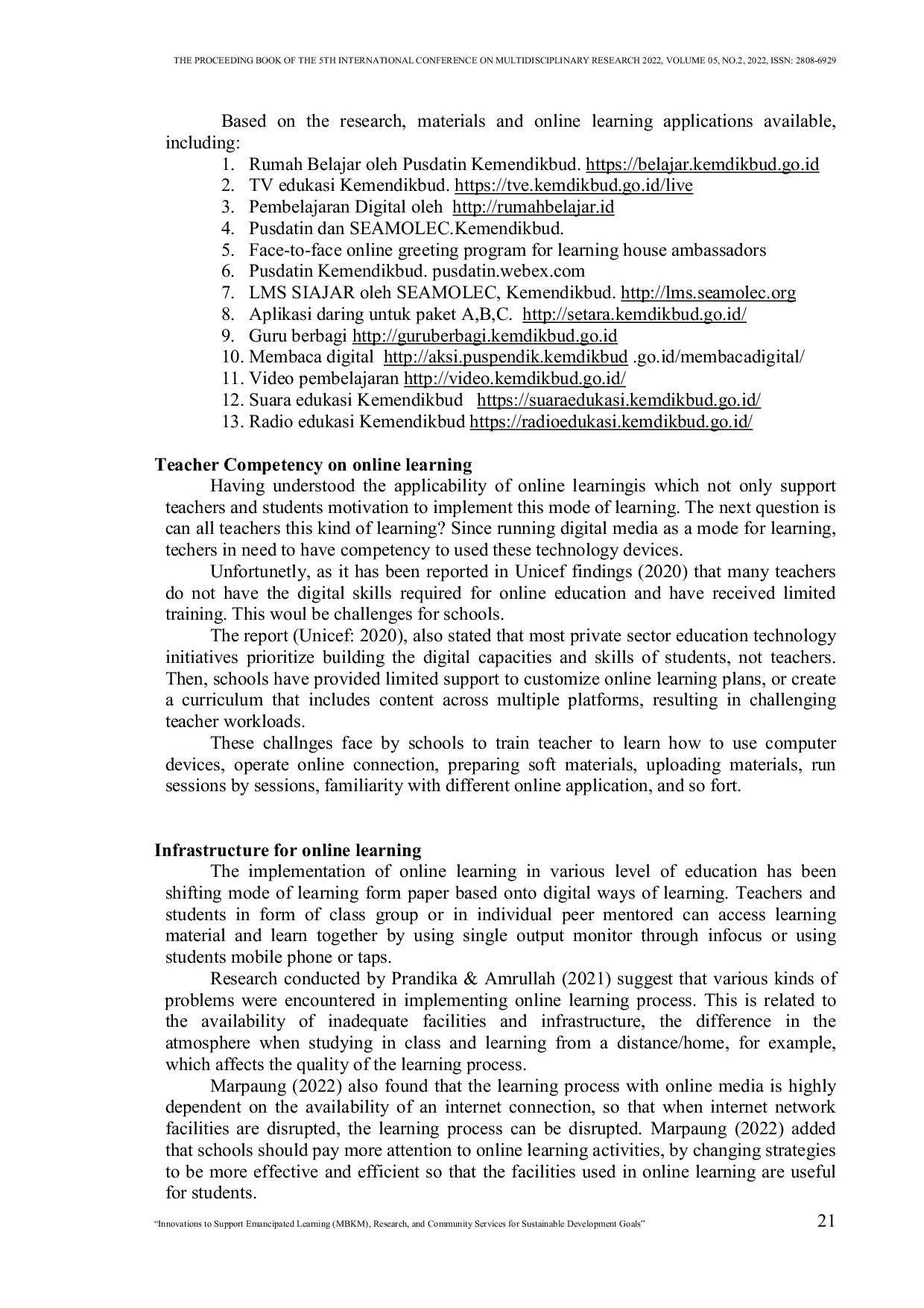 JURIS Investigating Online Learning Implementation in Indonesia Challenges and Possible Solution