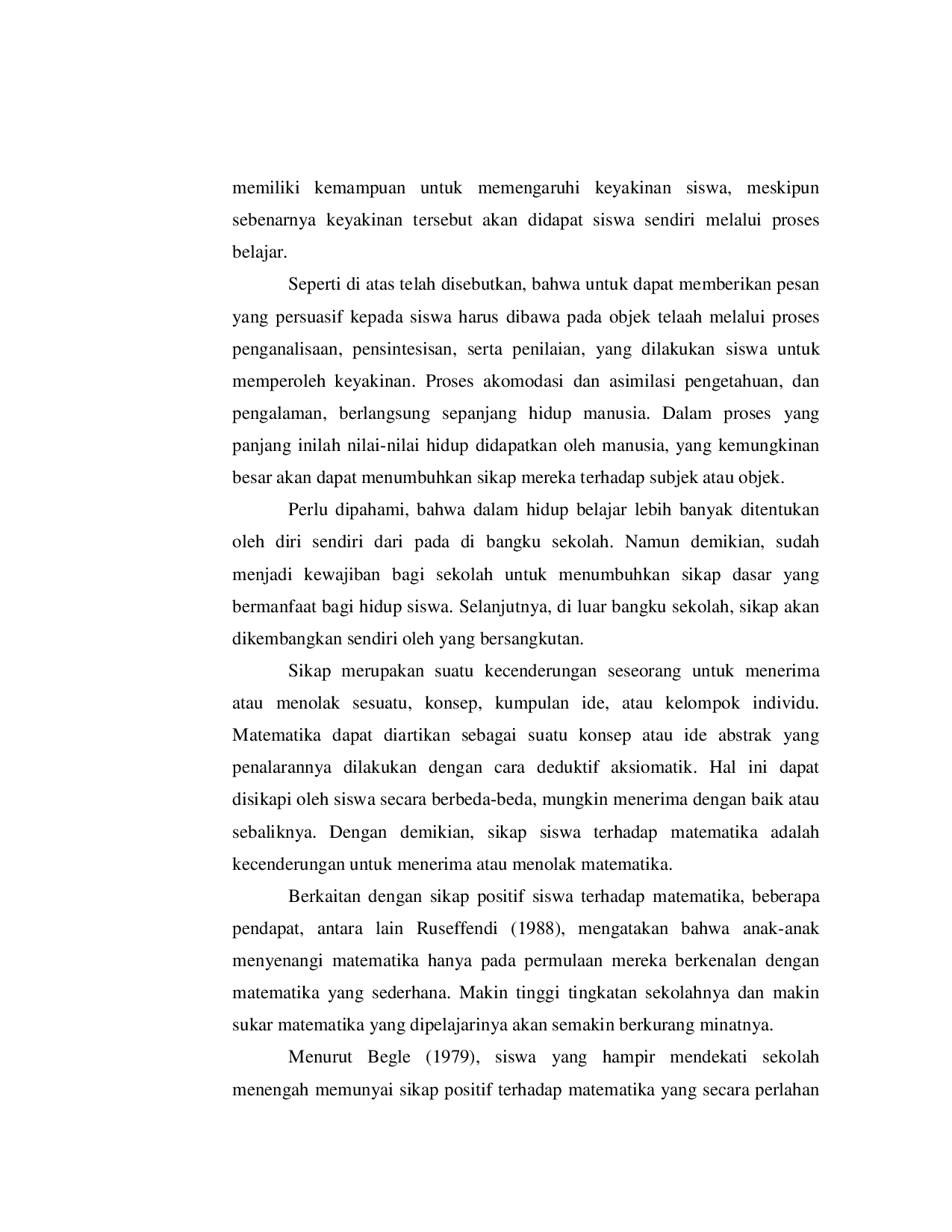 JURIS Menumbuhkan Sikap Positif Siswa Pada Pembelajaran Matematika