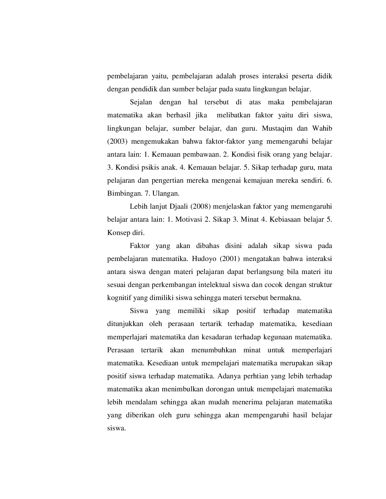 JURIS Menumbuhkan Sikap Positif Siswa Pada Pembelajaran Matematika