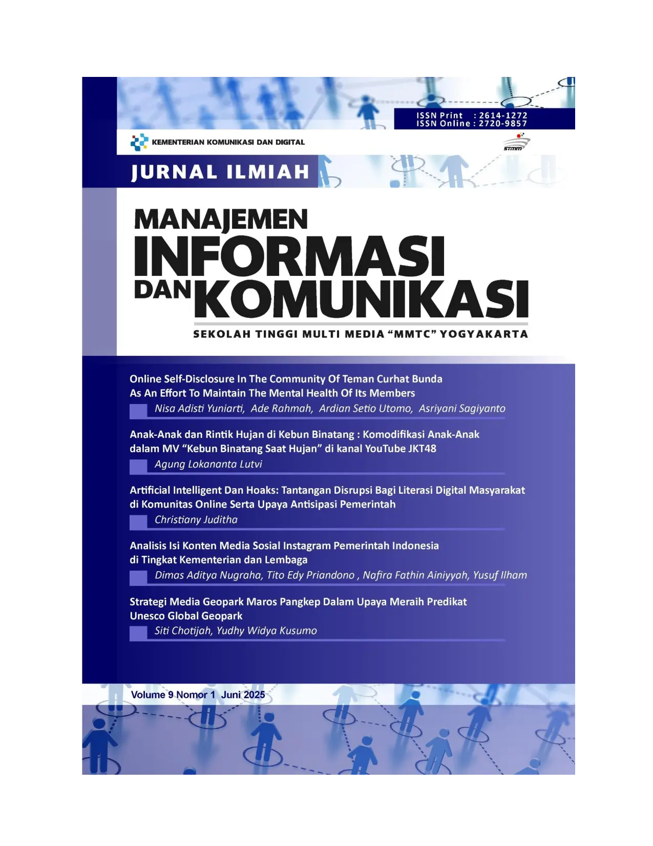 JURIS Halaman Cover Redaksi dan Daftar Isi
