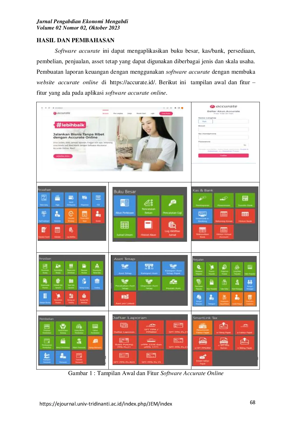 JURIS Pendampingan Pembuatan Laporan Keuangan Dengan Software Accurate Online Pada Umkm Usaha Papan Bunga Athallah 88 Florist