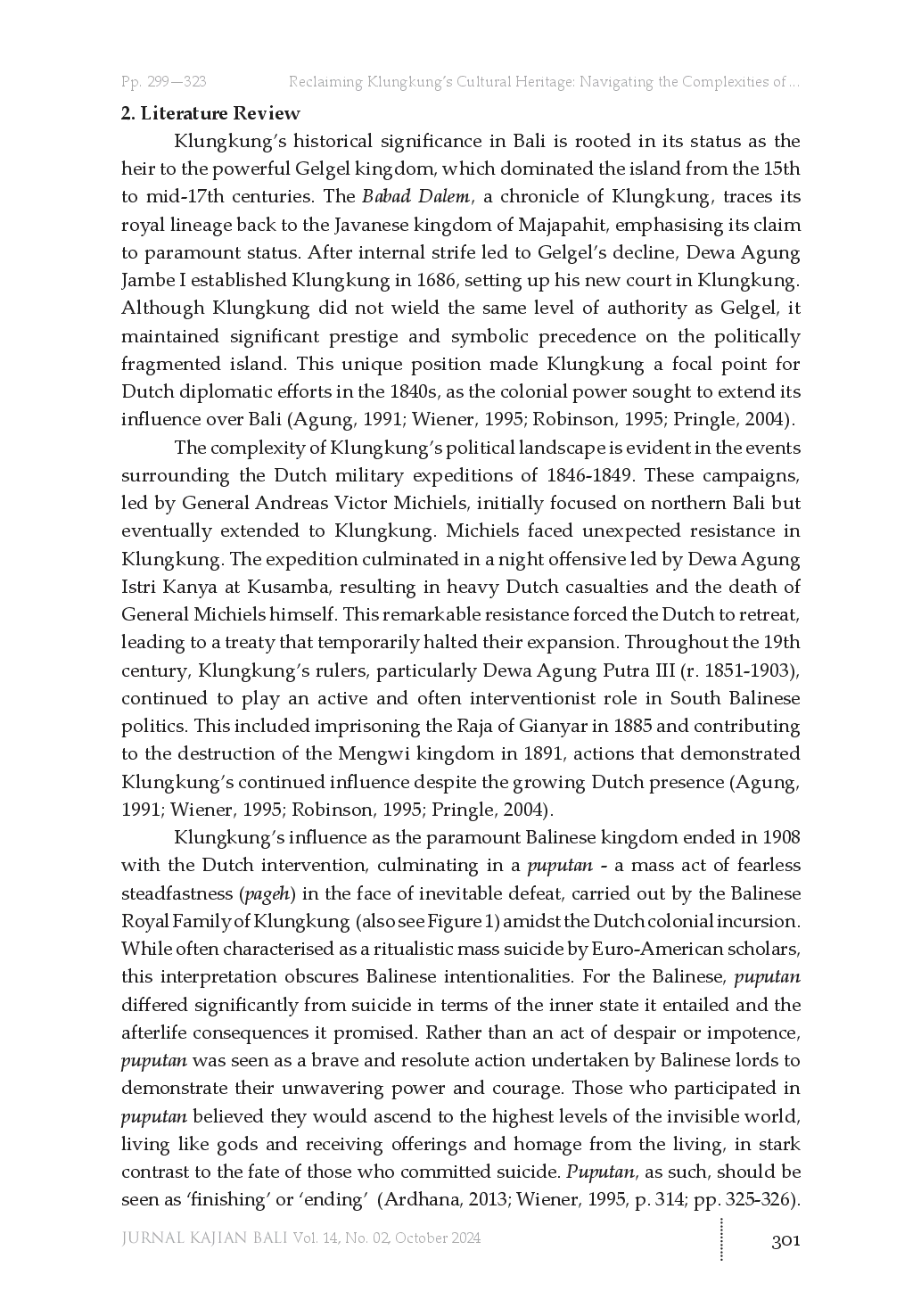 juris Reclaiming Klungkung s Cultural Heritage Navigating the Complexities of Repatriation in Post Colonial Bali