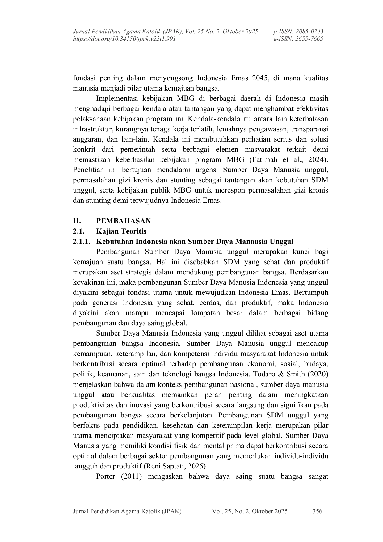 JURIS Makan Bergizi Gratis Strategi Kebijakan Publik Menuju Generasi Emas Indonesia 2045