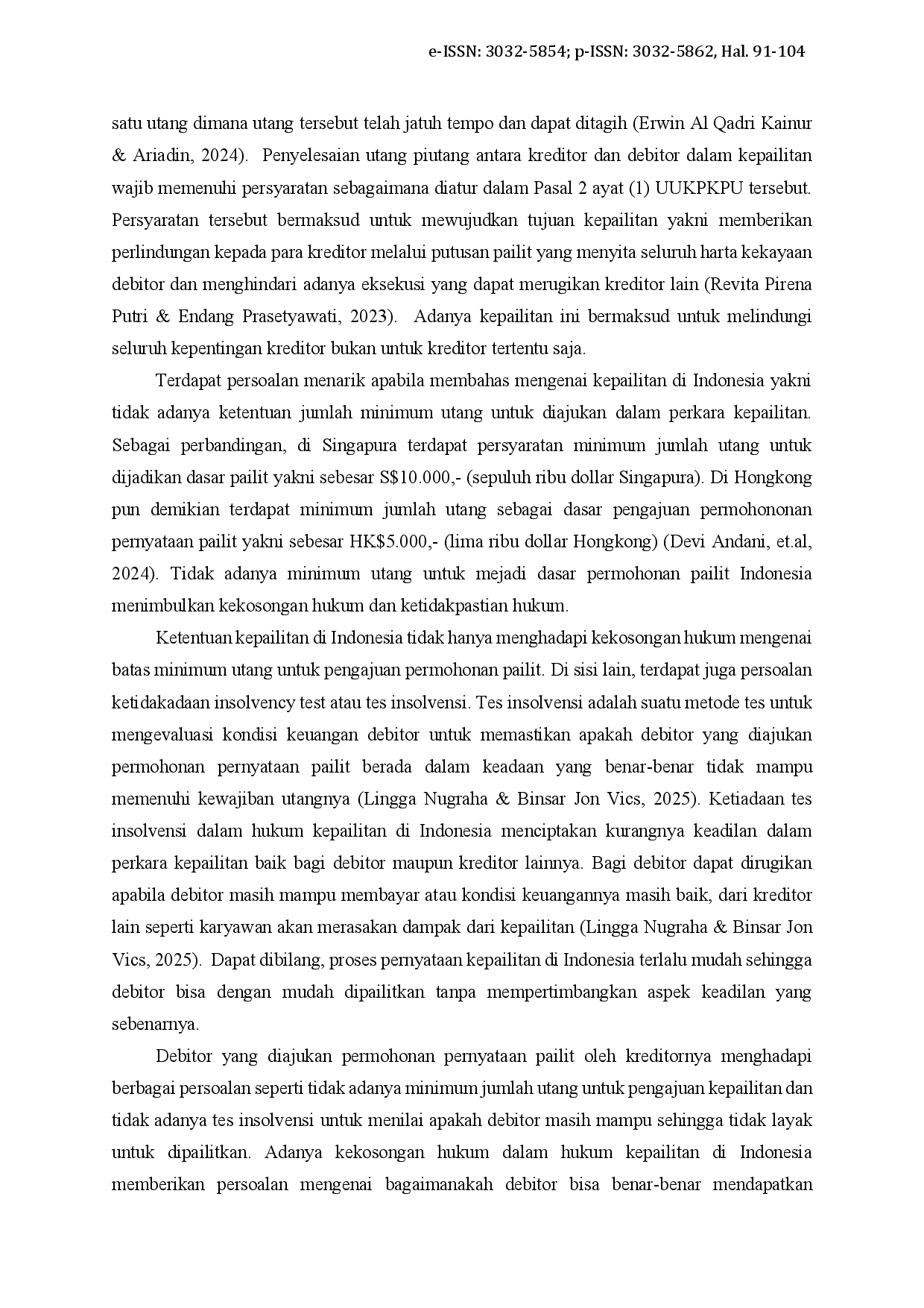 juris Kepailitan sebagai Ultimum Remedium Penyelesaian Utang Piutang