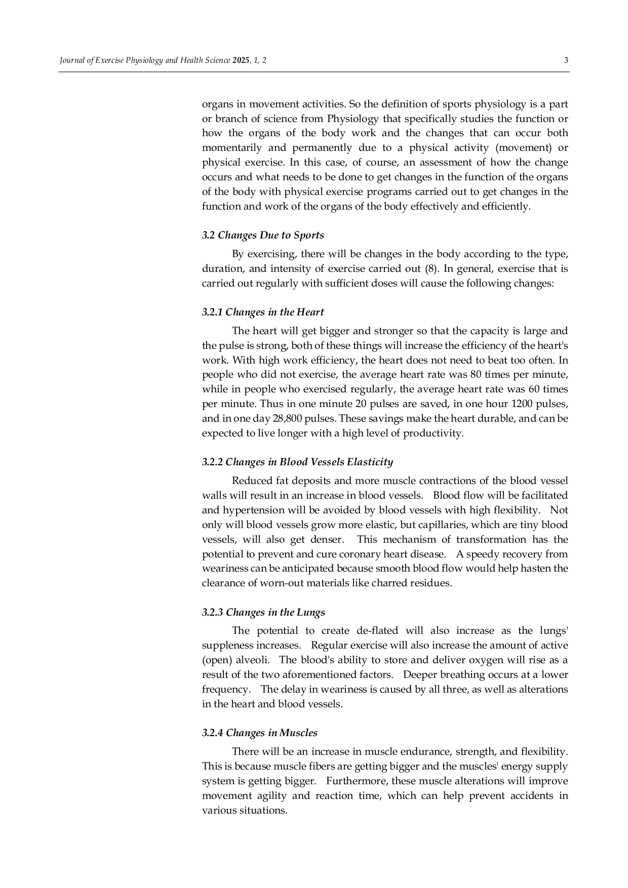 JURIS Physiology In Sports Achievement Literature Review