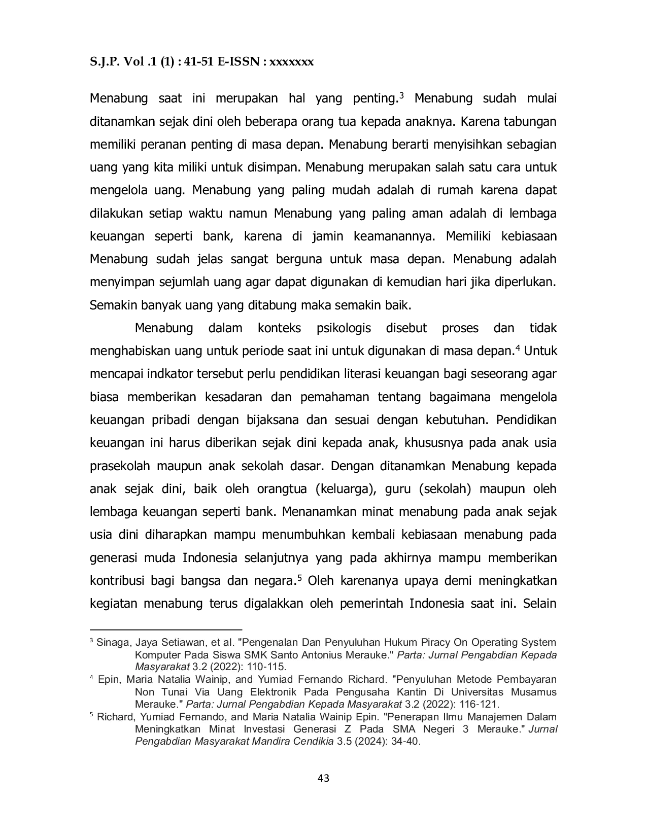 JURIS Budaya Menabung Sejak Usia Dini Bagi Anak Anak Panti Asuhan Abba Yayasan Kasih Sayang Abba