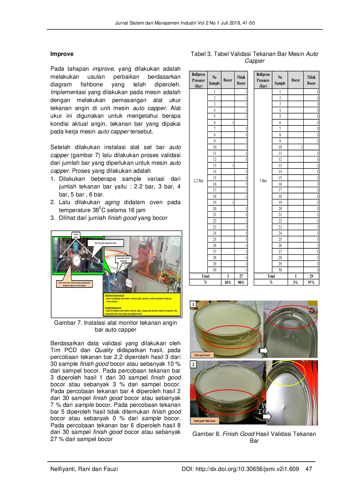 juris Implementasi Six Sigma untuk Perbaikan Kualitas Produk Kiwi Paste Berdasarkan Keluhan Pelanggan