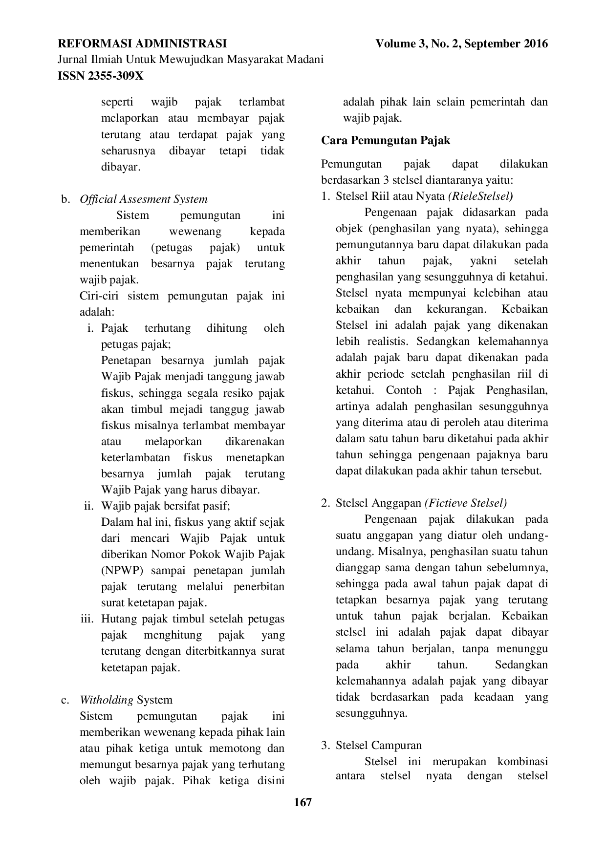 JURIS Pelaksanaan Penghitungan Penyetoran Dan Pelaporan Pajak Penghasilan Pasal 26 Atas Royalti Masa Pajak Januari Sampai Dengan Desember 2015 Pada Pt Atlas Copco Indonesia