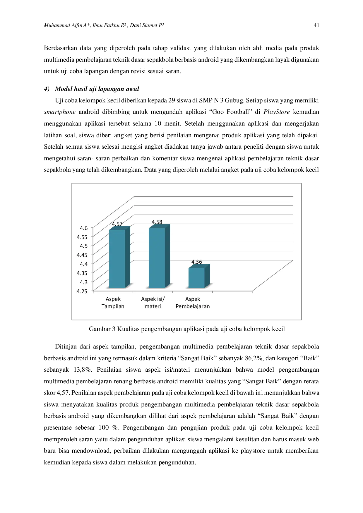 JURIS Pengembangan Media Pembelajaran Teknik Dasar Sepakbola Berbasis Android