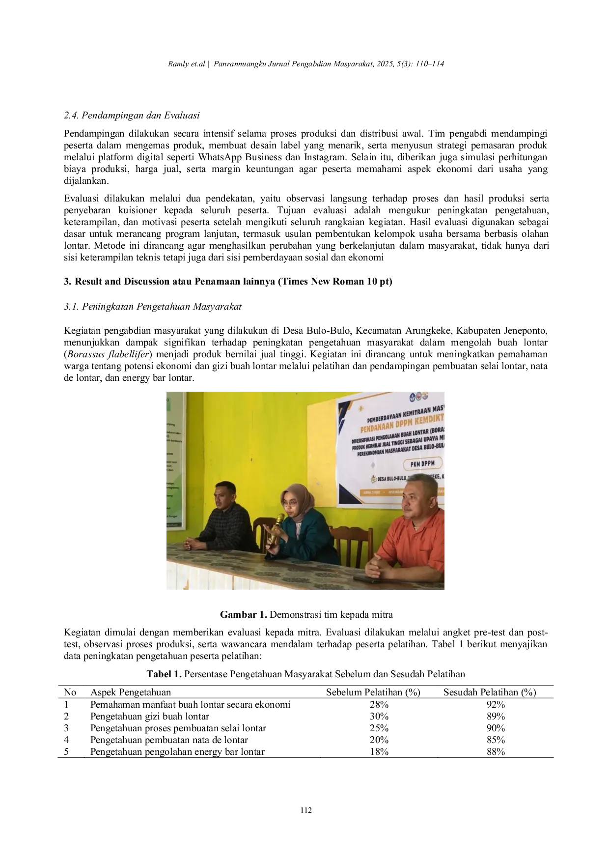 JURIS Innovation of Processed Lontar Fruit Borassus flabellifer L Products as a Community Empowerment Strategy in Jeneponto Regency Inovasi Produk Olahan Buah Lontar Borassus flabellifer L sebagai Stra