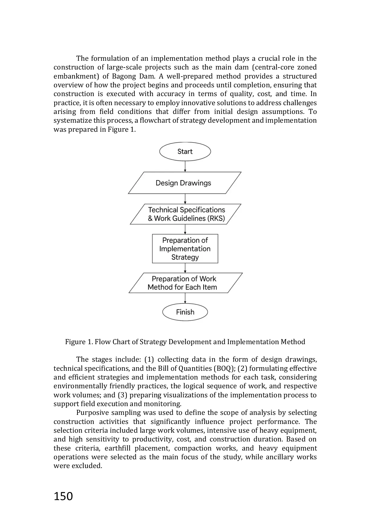 JURIS Evaluation Of Implementation Strategies And Methods To Improve Efficiency In The Bagong Main Dam Project Trenggalek