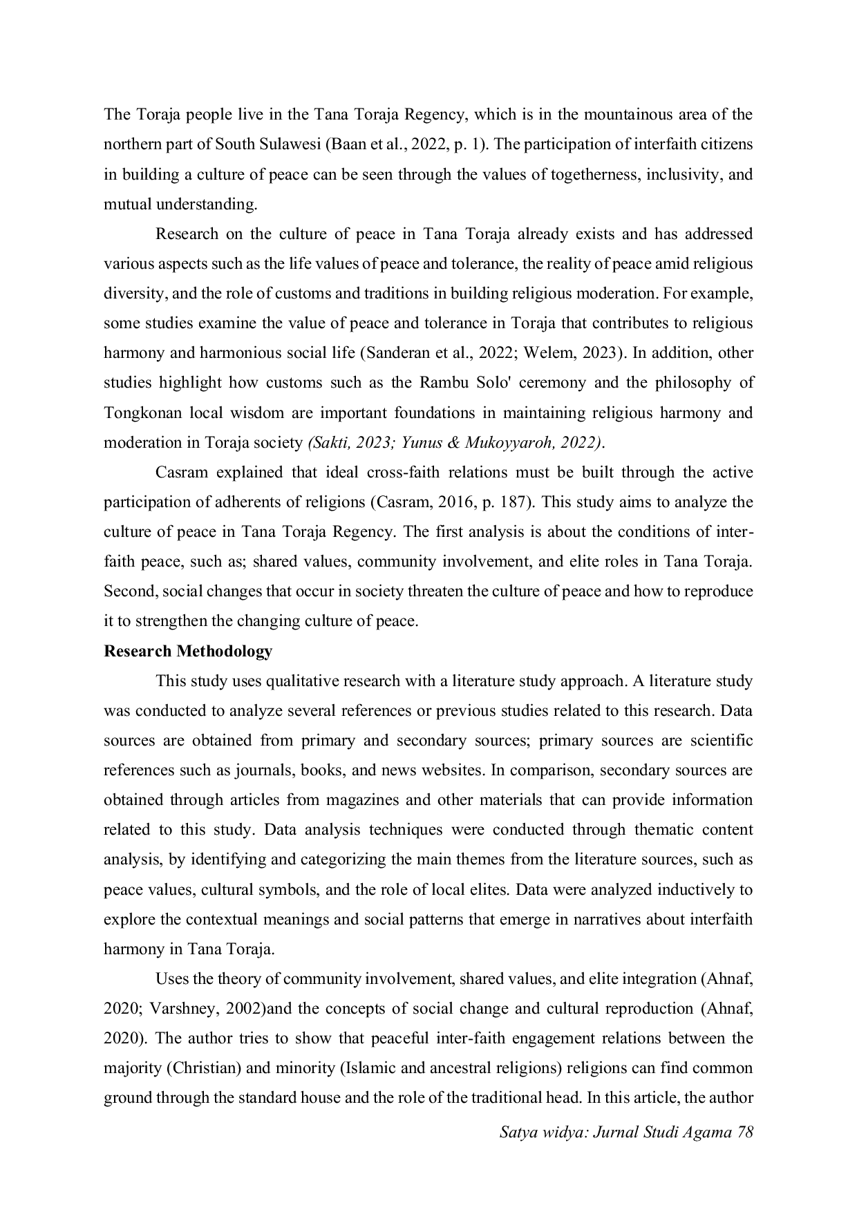 JURIS Tongkonan Tongkonan Symbol of Interfaith Peace in Tana Toraja South Sulawesi