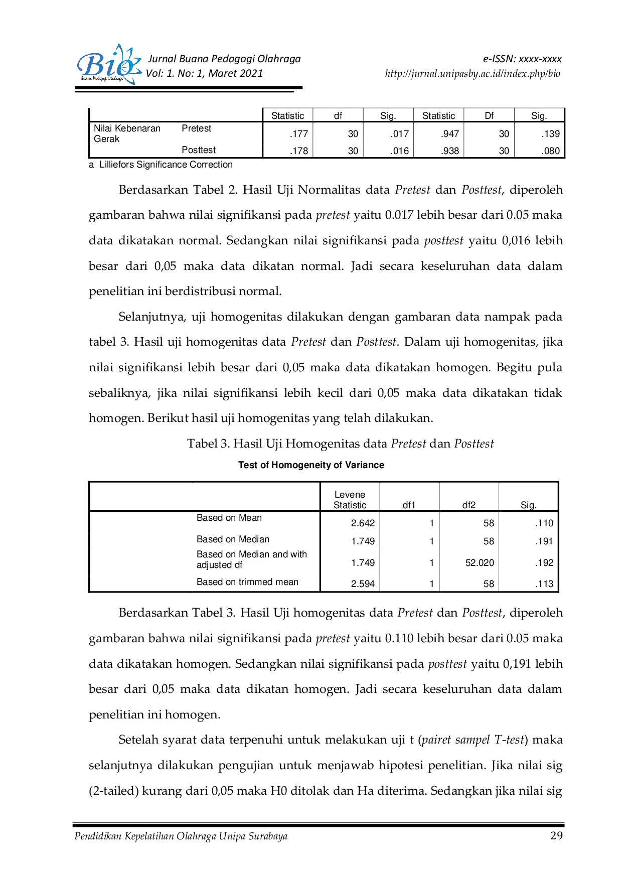 JURIS Efektivitas Penggunaan Audio Visual untuk Meningkatkan Keterampilan Gerakan Jurus Regu pada Anggota Ekstrakurikuler Pencak Silat SATRIA SMASA SMA Negeri 1 Nganjuk