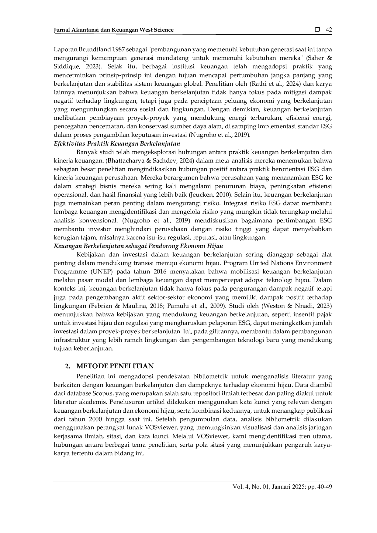 JURIS Evolusi Penelitian tentang Keuangan Berkelanjutan dalam Mendorong Ekonomi Hijau