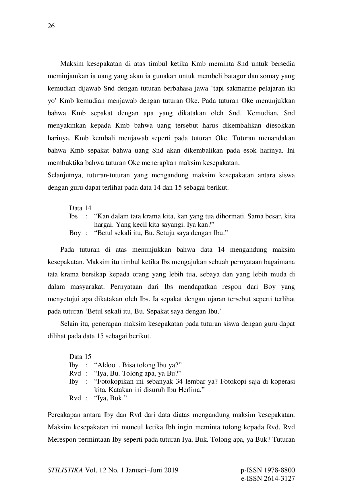 JURIS Kesantunan Berbahasa Siswa Di Sma Muhammadiyah 4 Surabaya