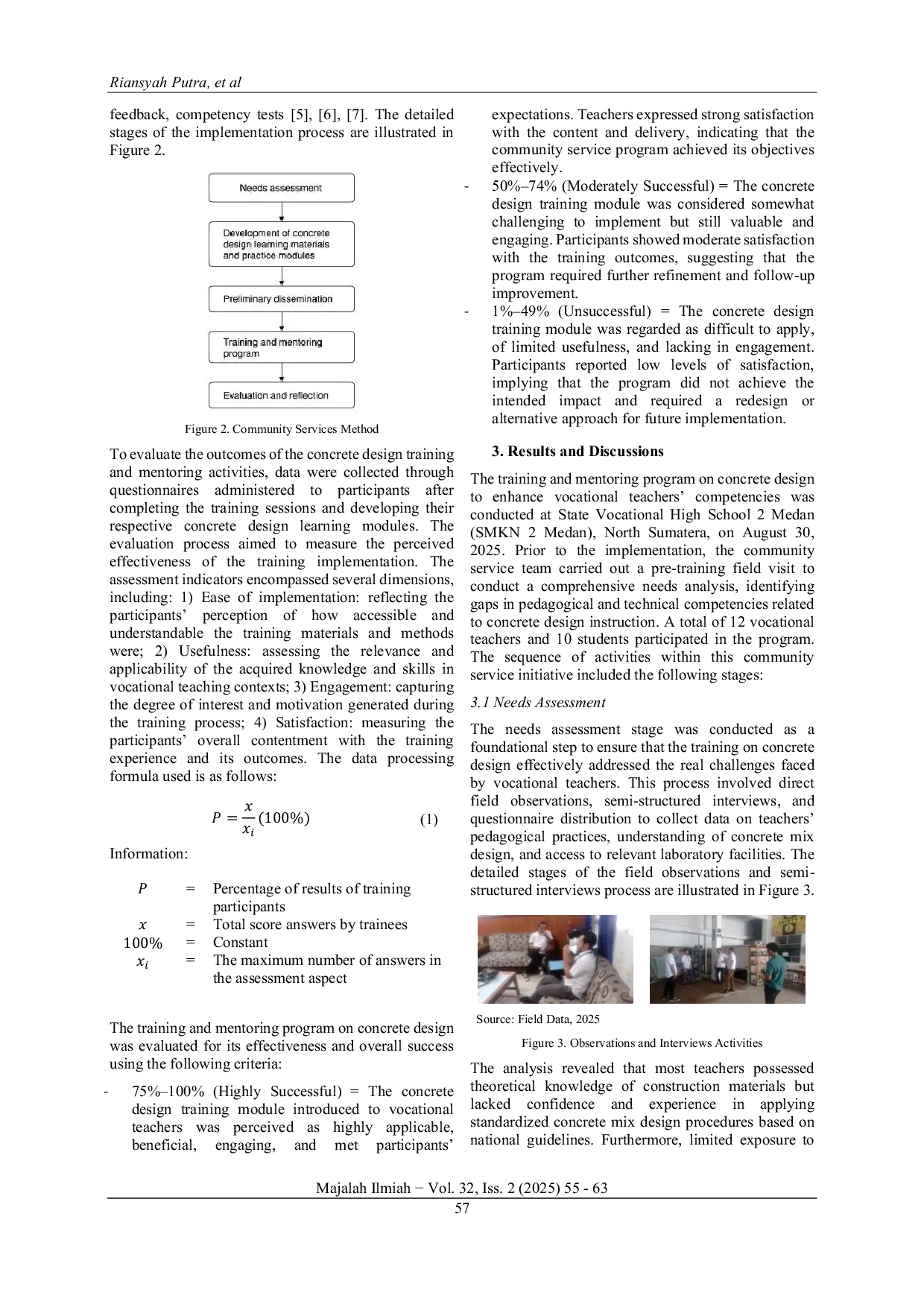 JURIS Application of Indonesian National Standard 03 2834 2000 in Enhancing Concrete Design Skills for Vocational Construction Teachers