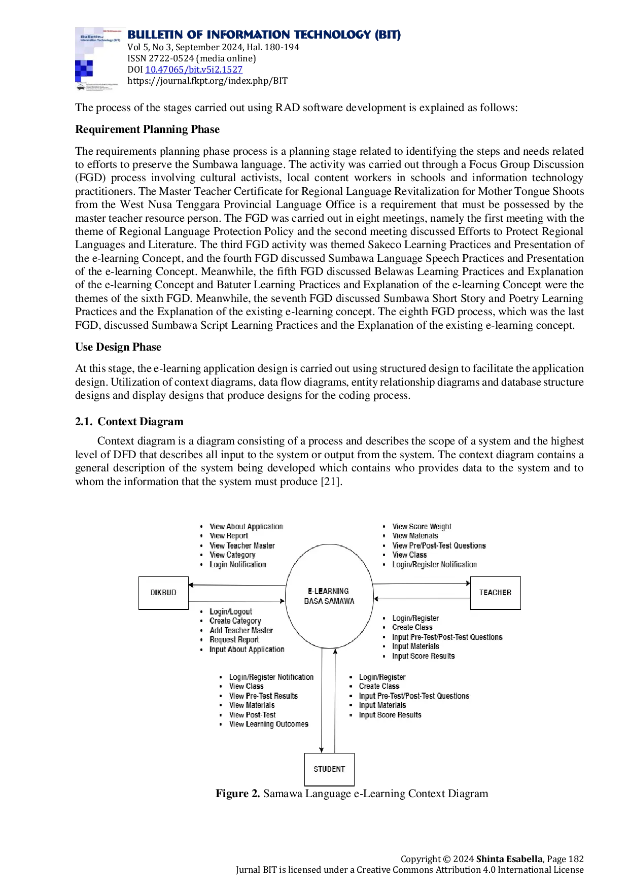 JURIS Design and Construction Application Electronic Learning of Sumbawa Language