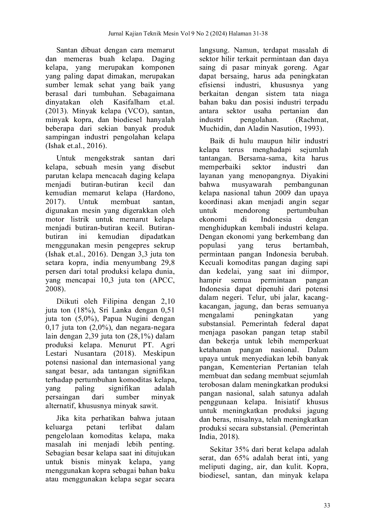 JURIS Desain dan Pembuatan Mesin Pemarut Kelapa Skala Besar Kapasitas 30 Kg Jam