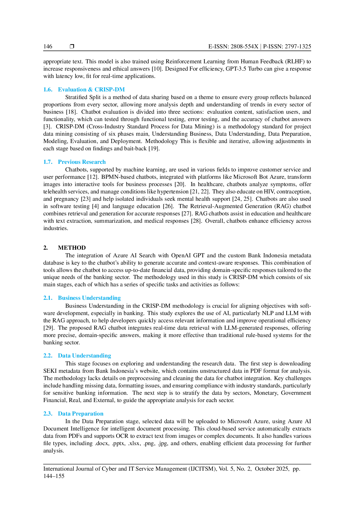 JURIS Creation of RAG Chatbot in Answering Queries Related to Banking Terms Using Microsoft Azure