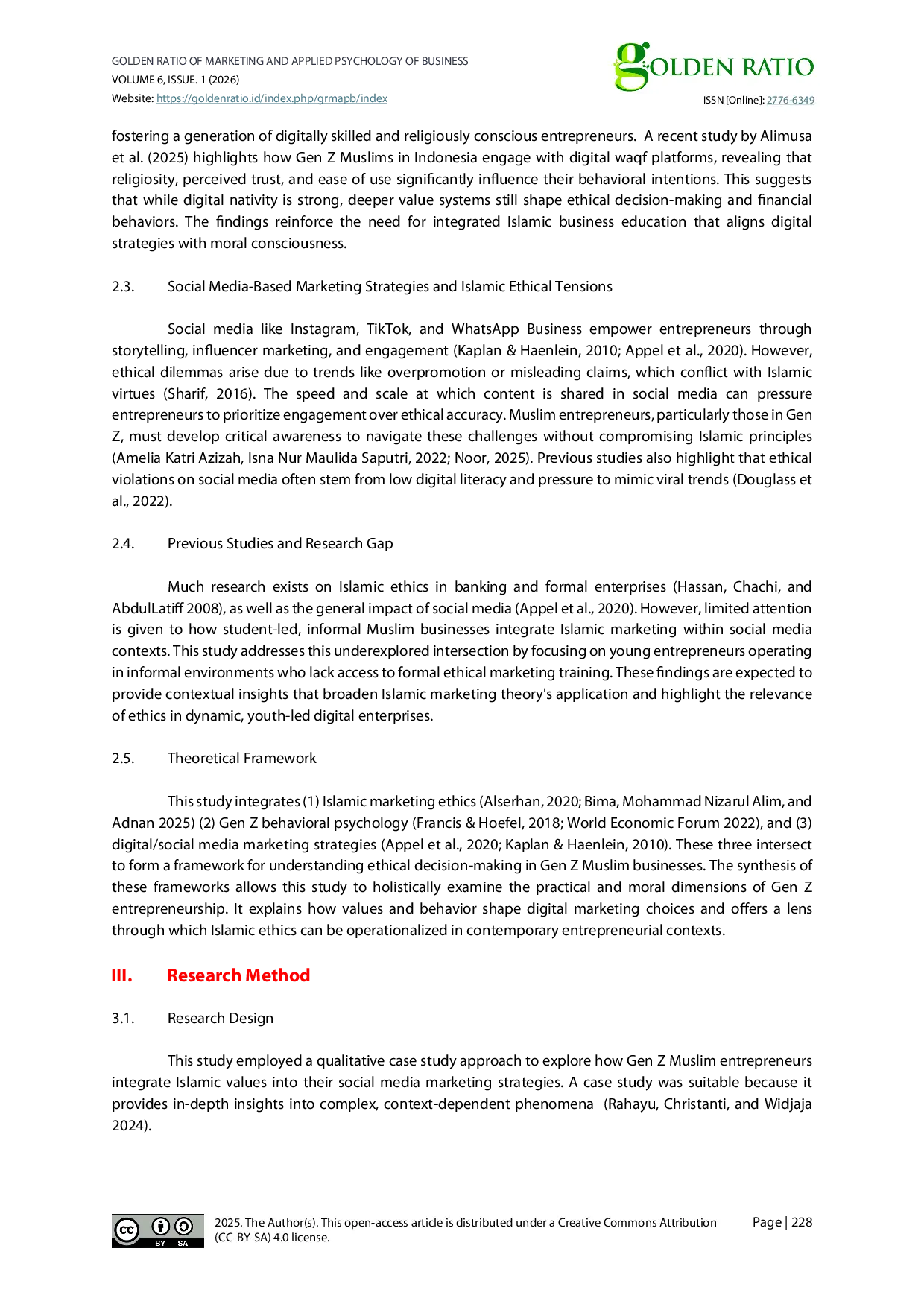 JURIS Exploring Islamic Marketing Strategies Among Gen Z Entrepreneurs Using Social Media A Case Study From STIE Balikpapan