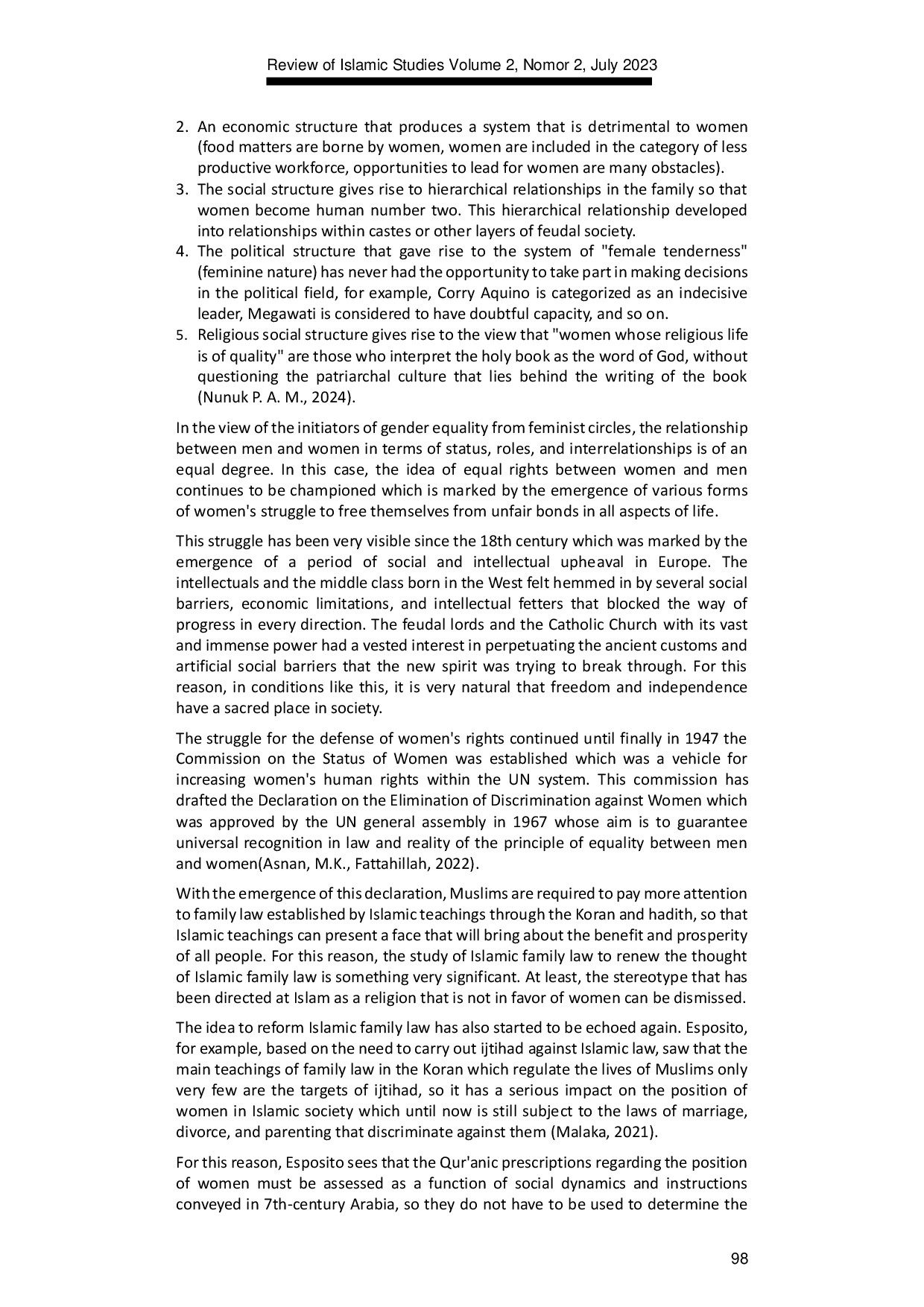 JURIS Study on the Sakinah Family Concept in the Career Family Context