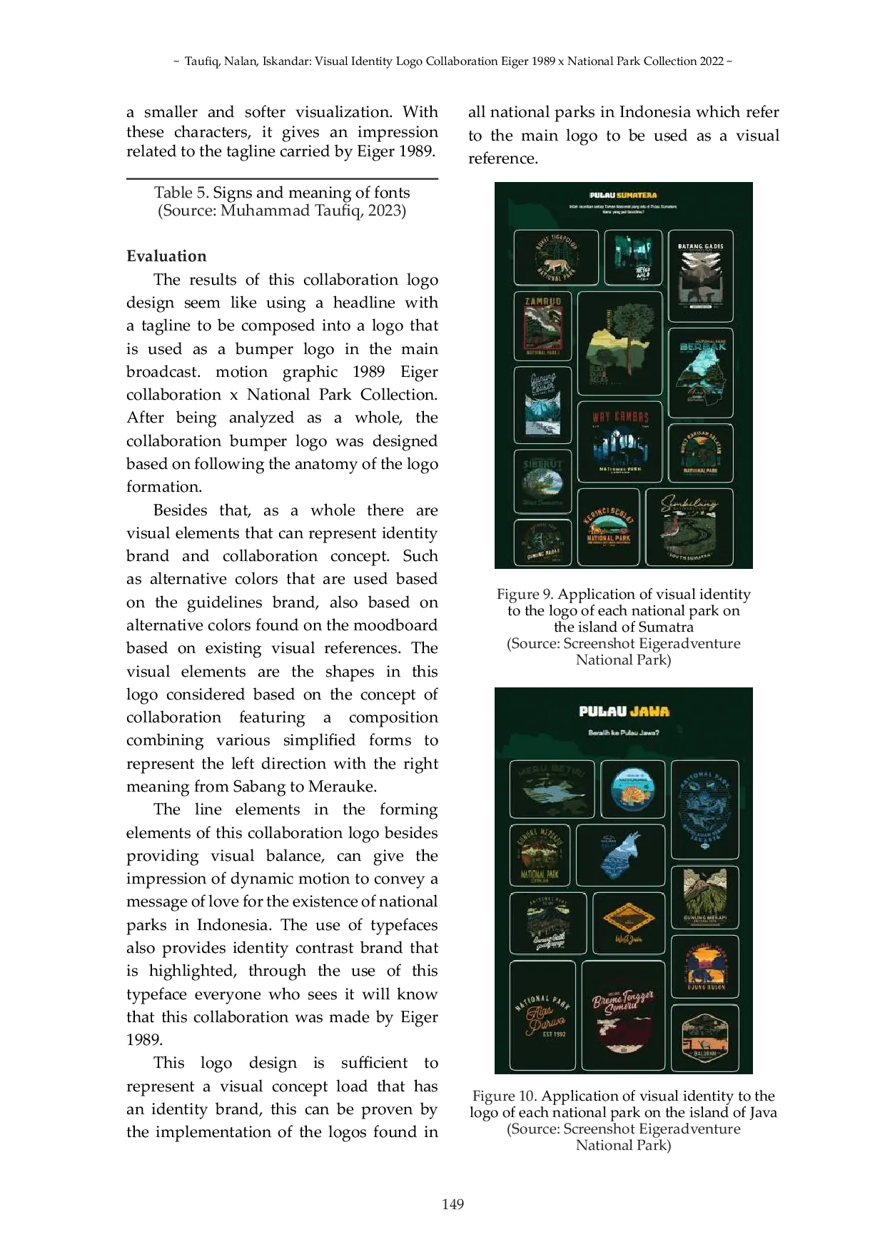 JURIS Visual Identity Logo Collaboration Eiger 1989 x National Park Collection 2022