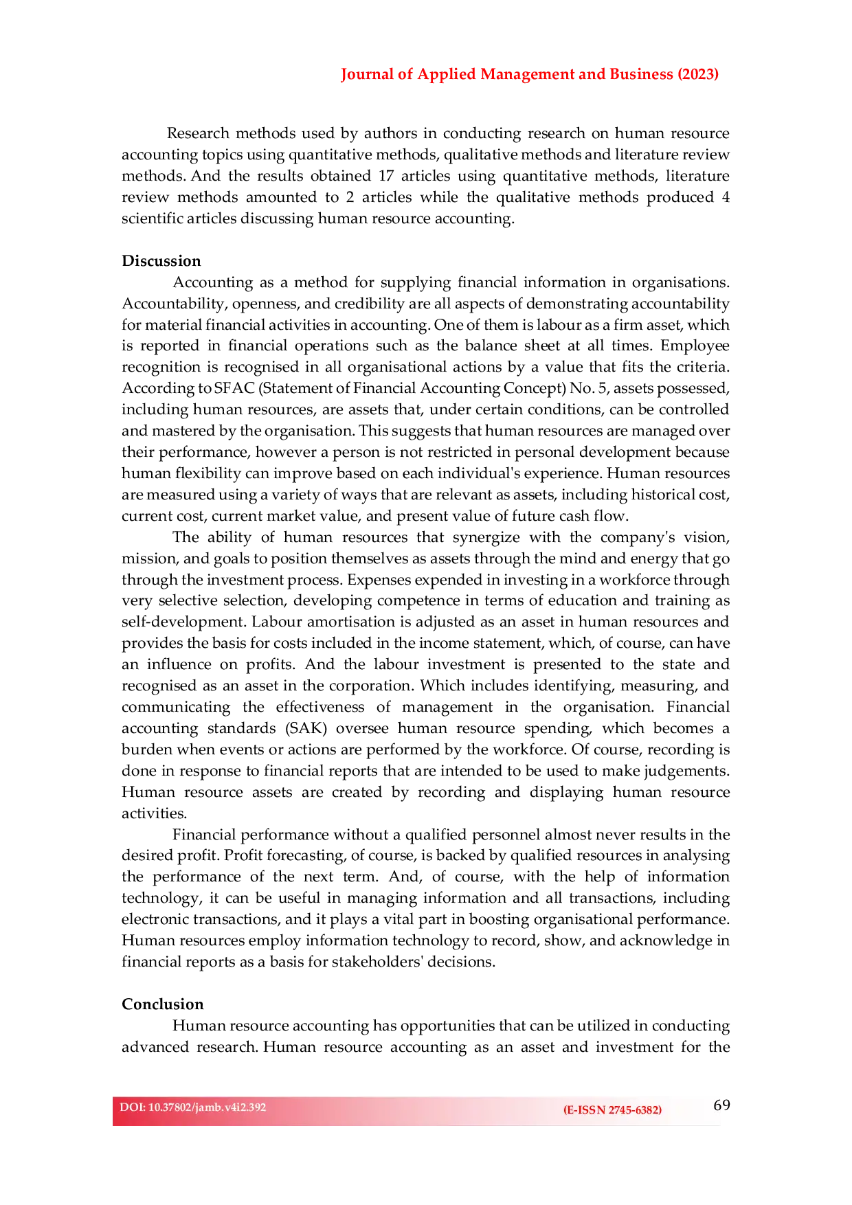 JURIS The Relevance of Human Resource Accounting in Indonesia