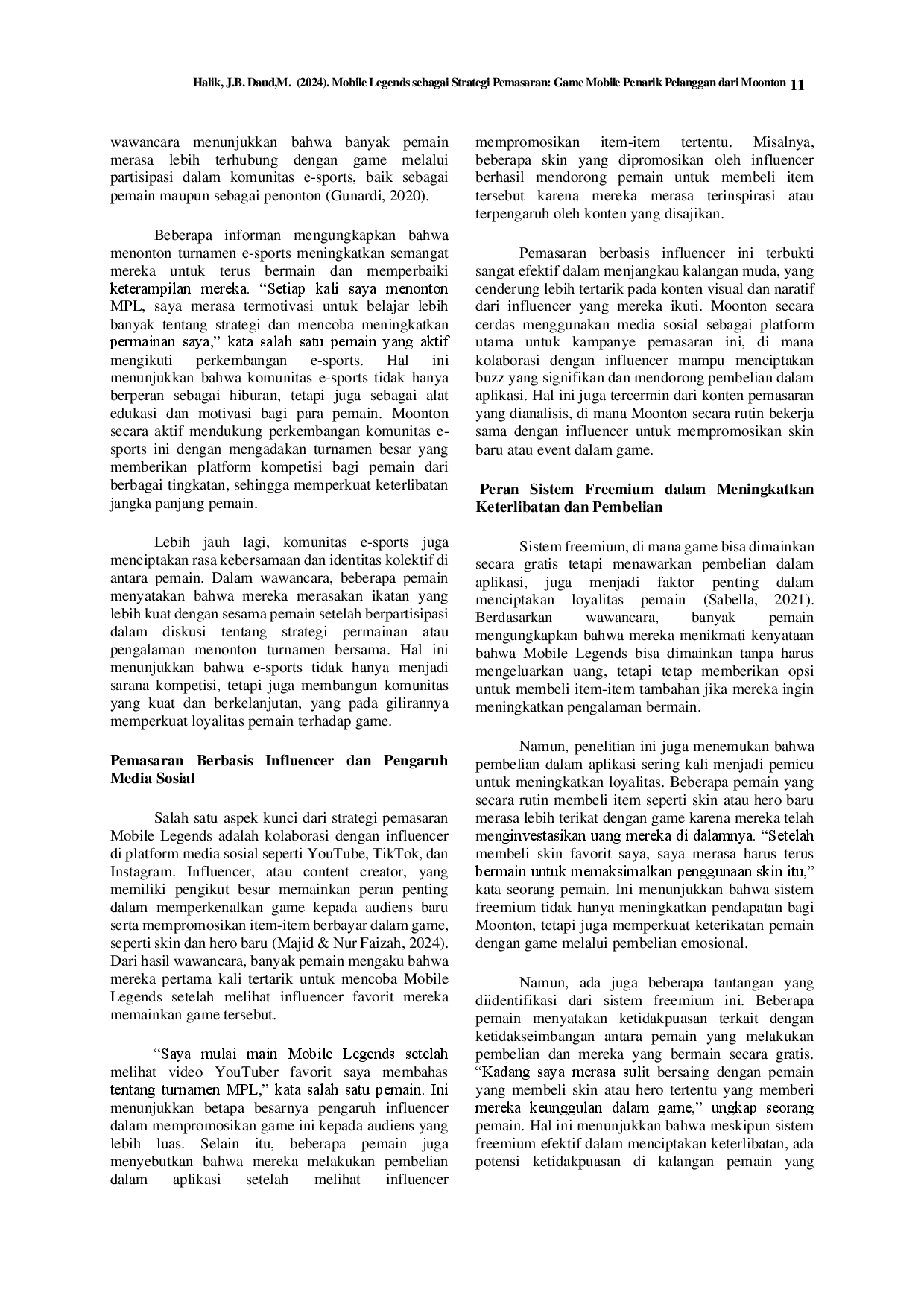 JURIS Mobile Legends sebagai Strategi Pemasaran Game Mobile Penarik Pelanggan dari Moonton