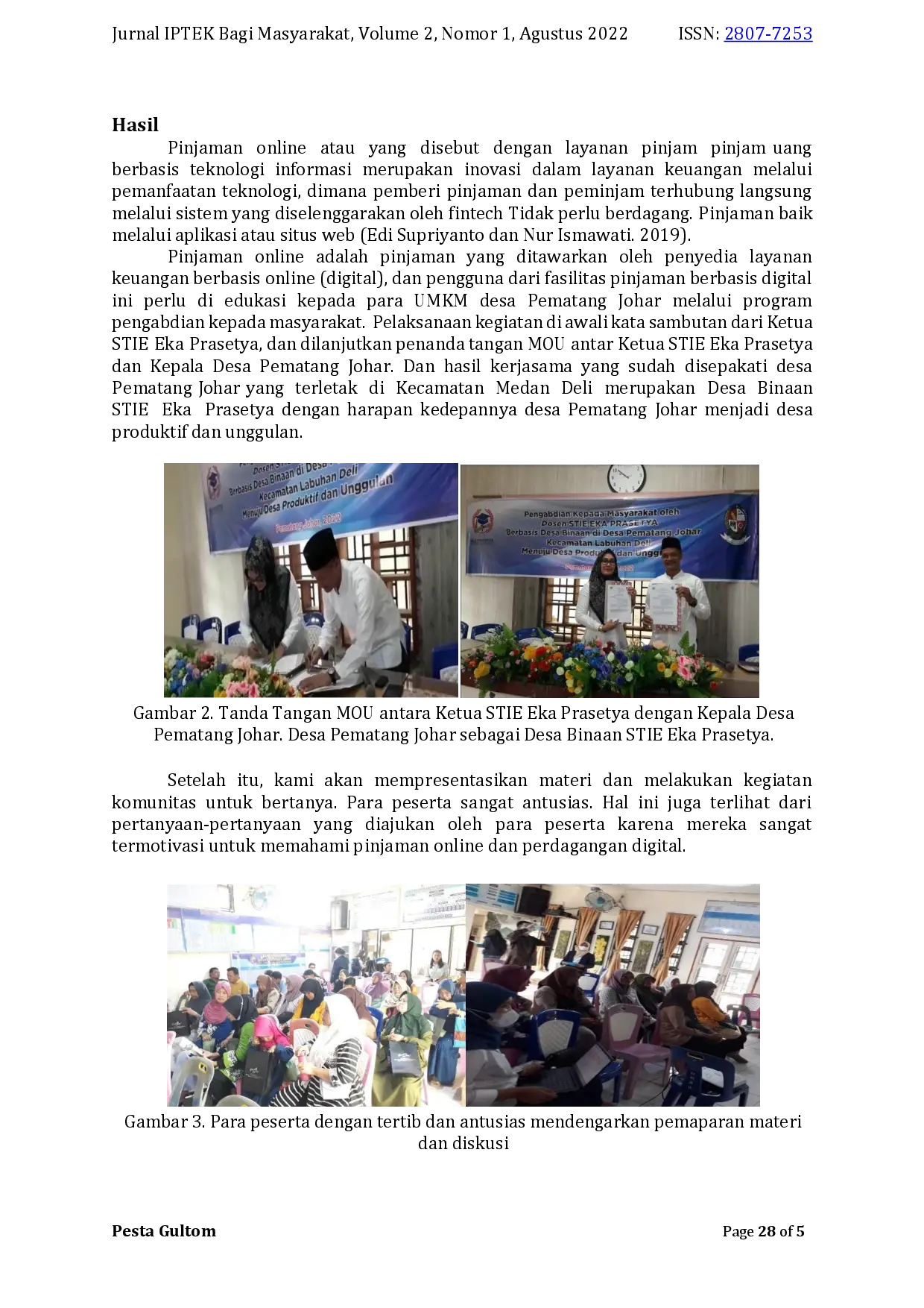 juris Edukasi Pinjaman Online dan Transaksi Digital bagi Pelaku UMKM