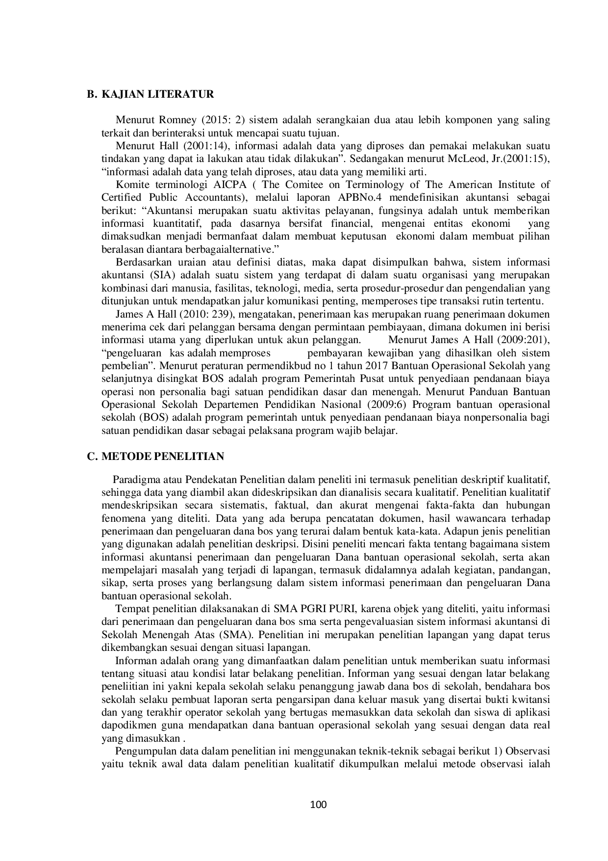 JURIS Evaluasi Sistem Informasi Akuntansi Penerimaan dan Pengeluaran Dana Bantuan Operasional Sekolah BOS di SMA PGRI PURI Kabupaten Mojokerto