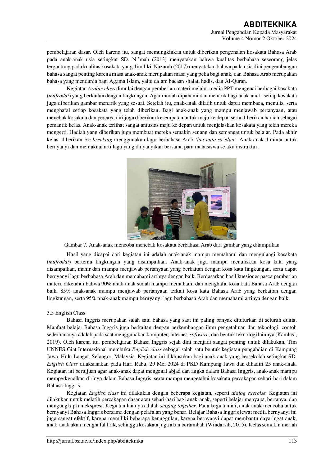 JURIS Pendampingan Edukasi Digital Entrepreneur Serta Literasi Digital dan Bahasa Bagi Masyarakat Kampung Jawa Malaysia